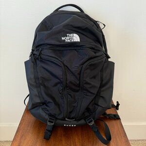 The North Face Surge Backpack Black, EUC